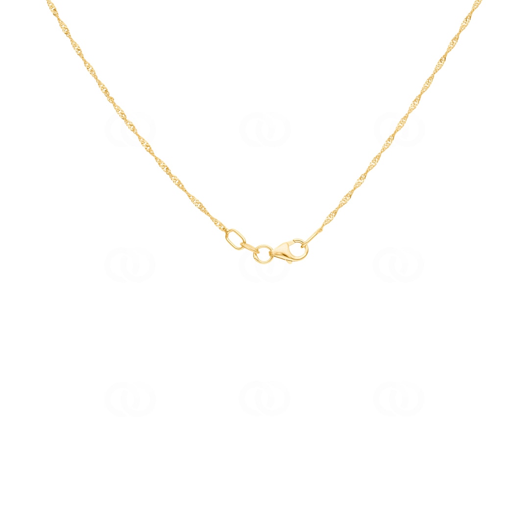 Singapurkette 750/18 K Gelbgold 1.2mm