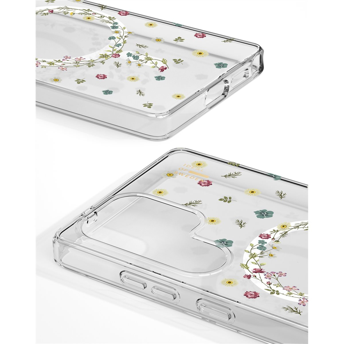 Samsung Galaxy S25 Ultra Hardcase Hülle Clear Case Designer MagSafe-Modul (IDCLCMS-S25U-507) - Petit Floral