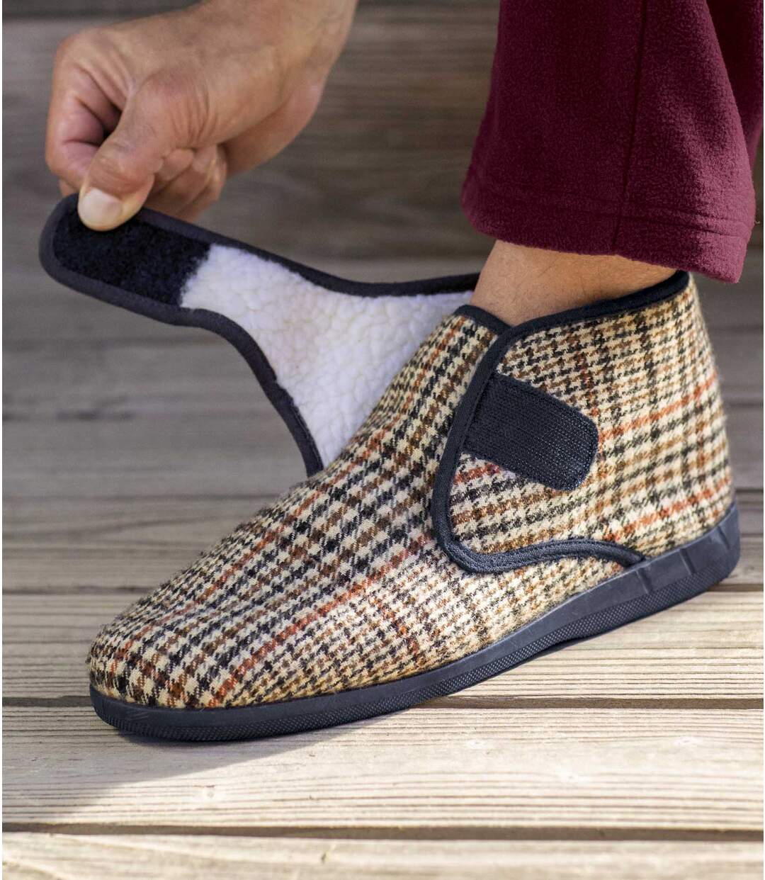 Chaussons Montants Doublés Sherpa