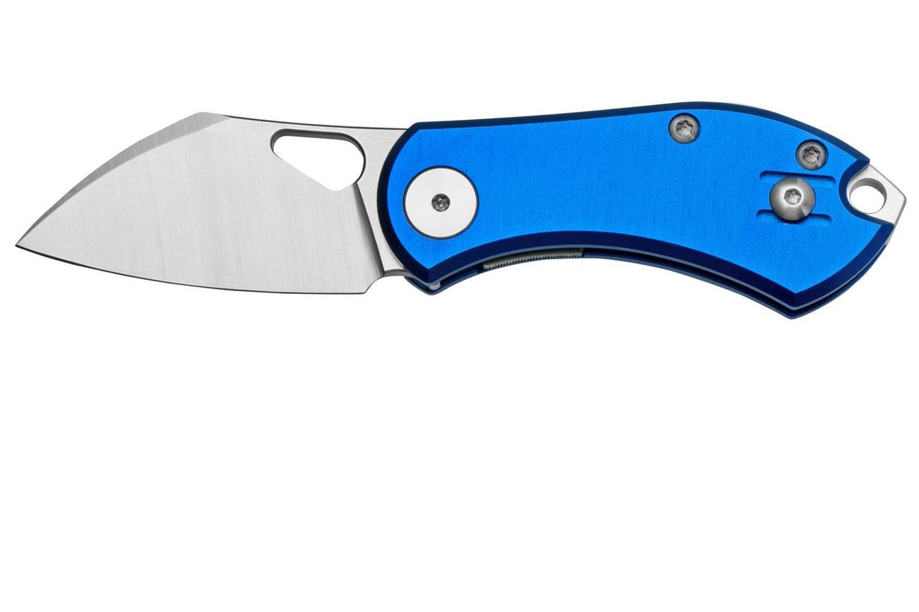 GiantMouse ACE Nibbler Blue Aluminum, N690 zakmes, Ansø en Voxnaes design
