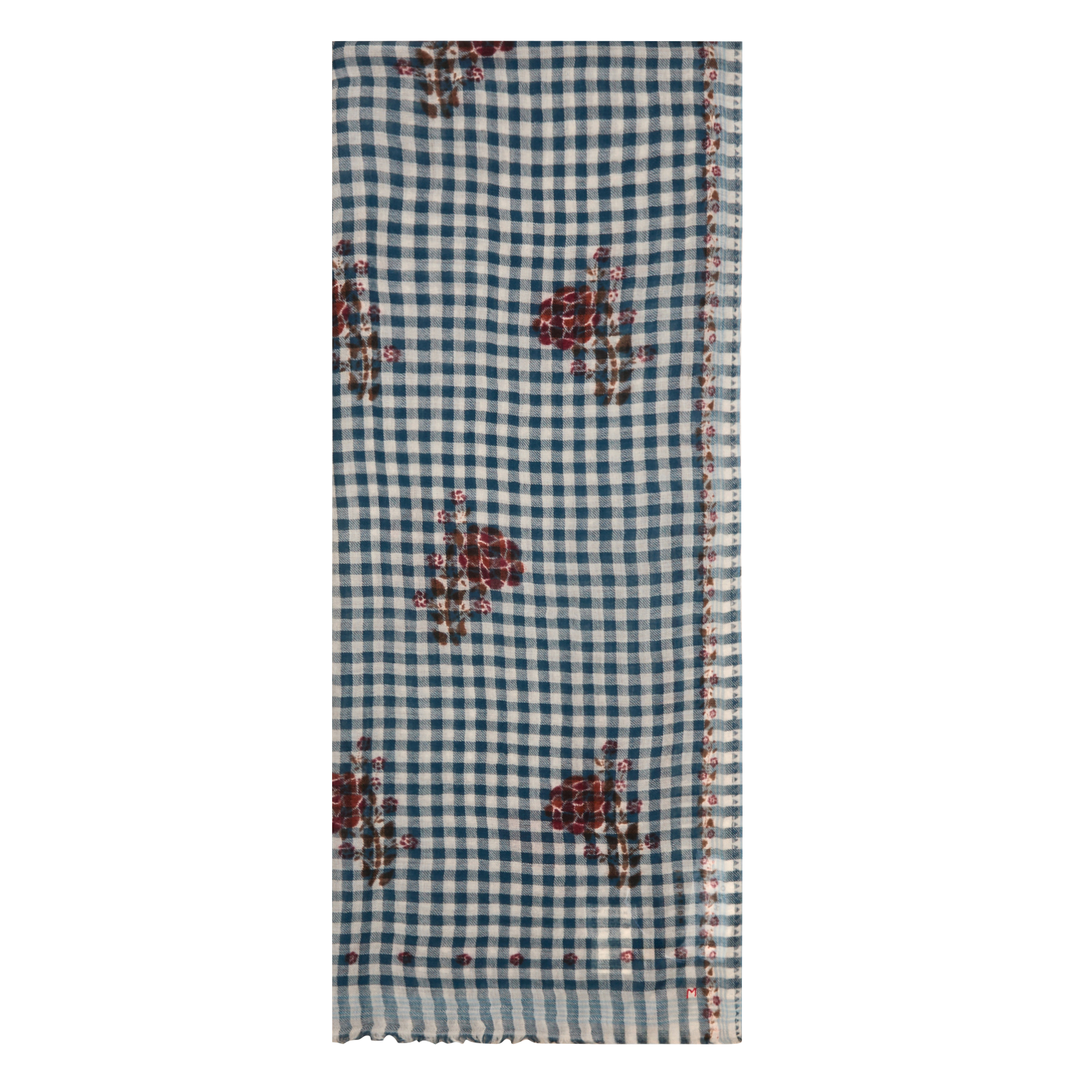 N°693 - Echarpe en laine | Bleu