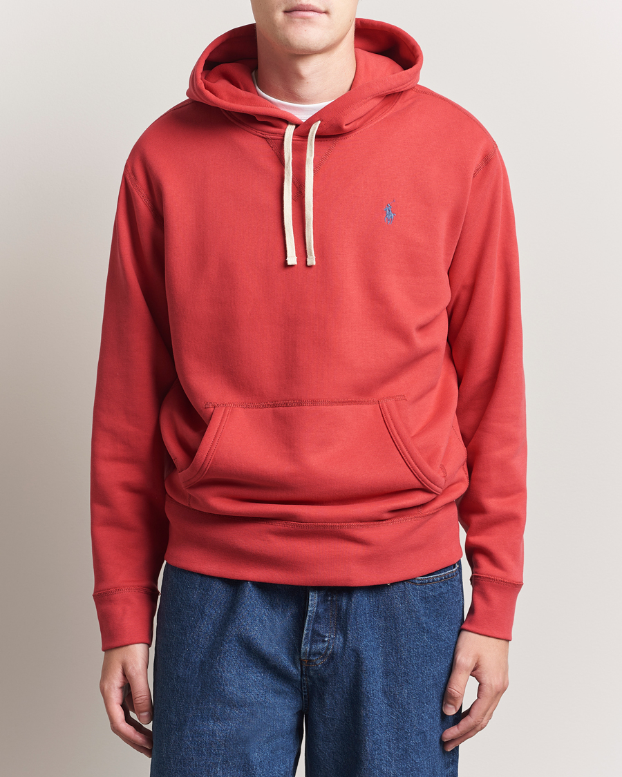 Polo Ralph Lauren RL Fleece Hoodie Sunrise Red