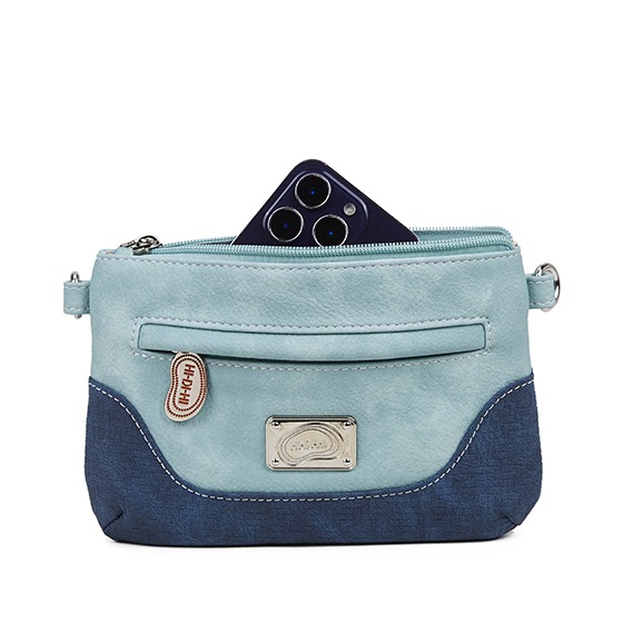 Hi-Di-Hi Melody Crossbody Bag Light Blue/ Navy