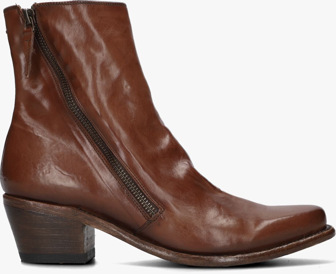 CORDWAINER cognac cordwainer enkellaarsjes 41028