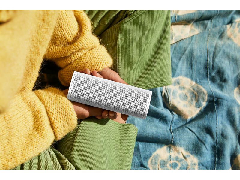 Sonos Smart Speaker Roam 2 Weiss Kompakter Lautsprecher mit hoher Klangqualität