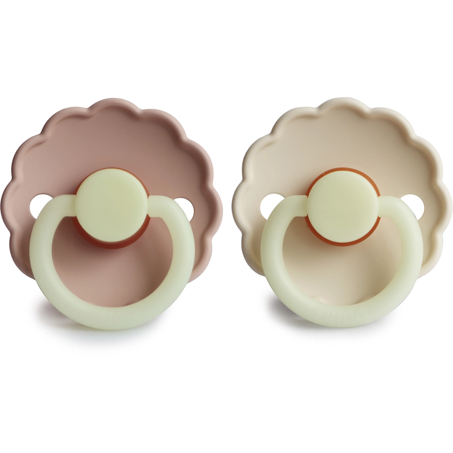 FRIGG Nachtschnuller Daisy Blush nightCream 6-18 Monate