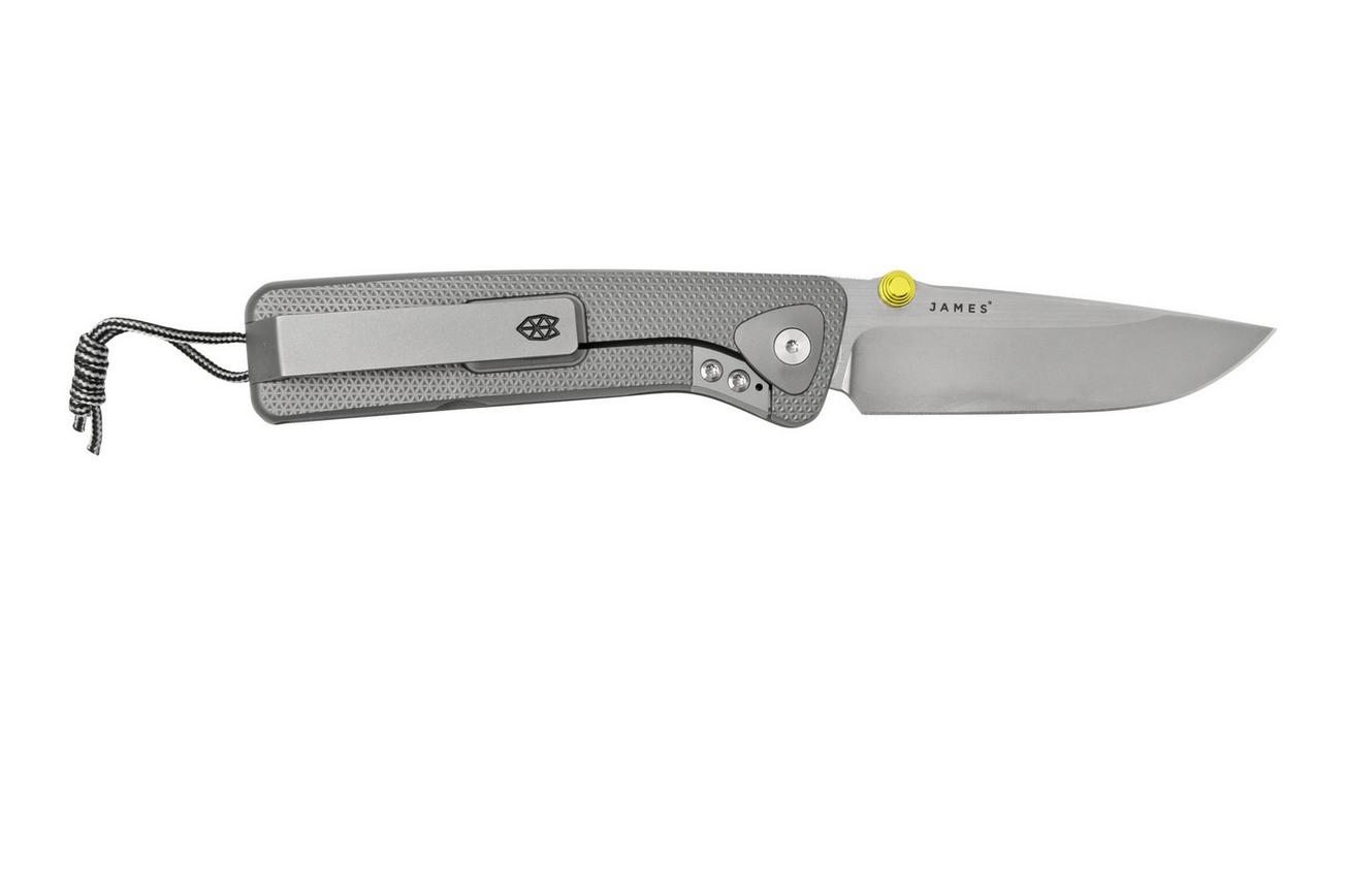 The James Brand The Barnes Grey Titanium KN114112-00 zakmes