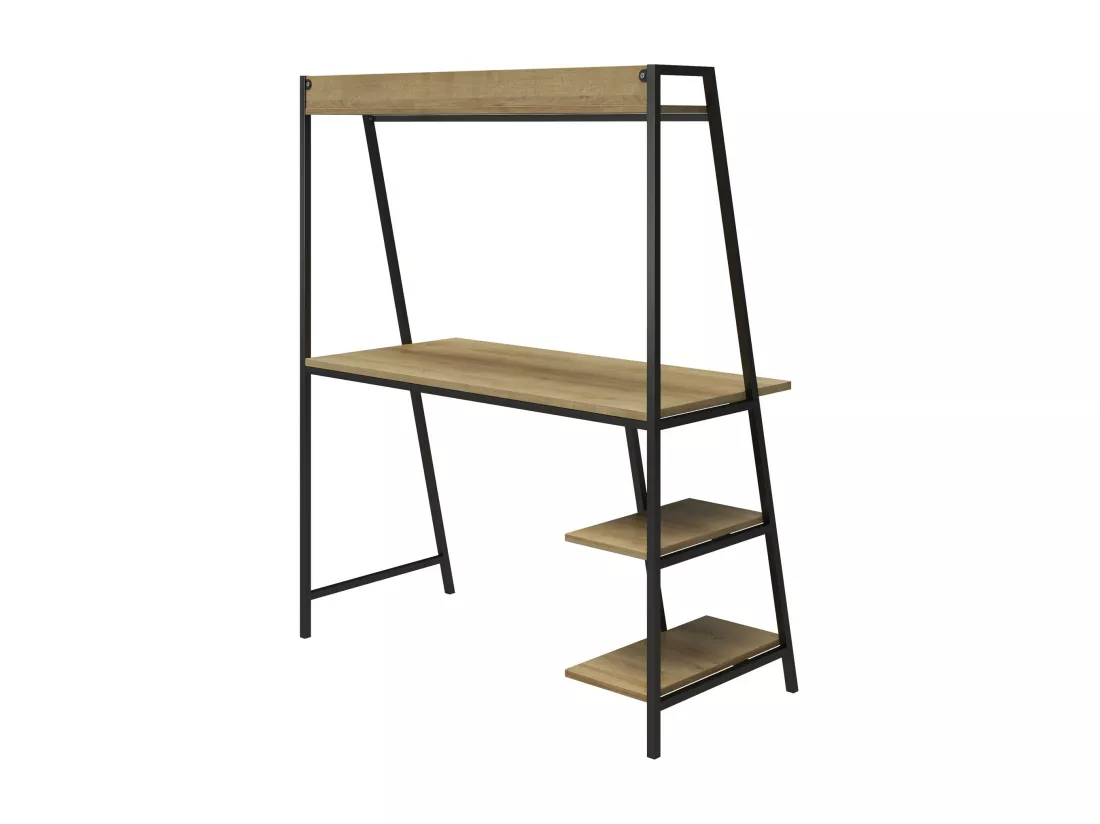 Bushwick | Bureau avec échelles en effet bois et structure en métal