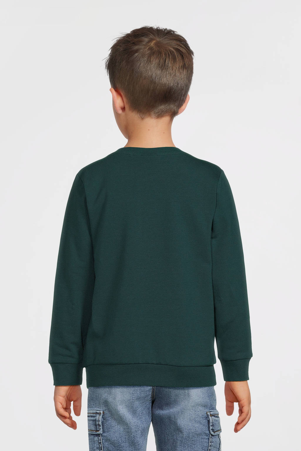 NAME IT Pokemon sweater NKMOLEF POKEMON met printopdruk donkergroen