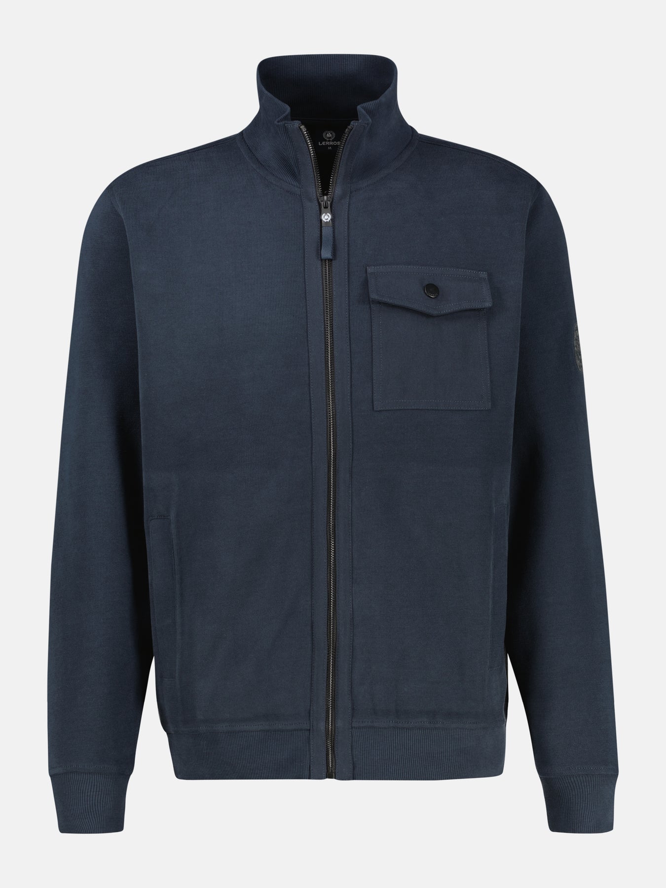 Sweatjacke in Übergrößen, modisch-sportiv