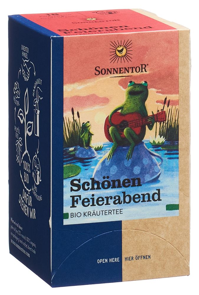 SONNENTOR Schöner Feierabend Tee<br>18 Stück, Beutel, TEES, BIO