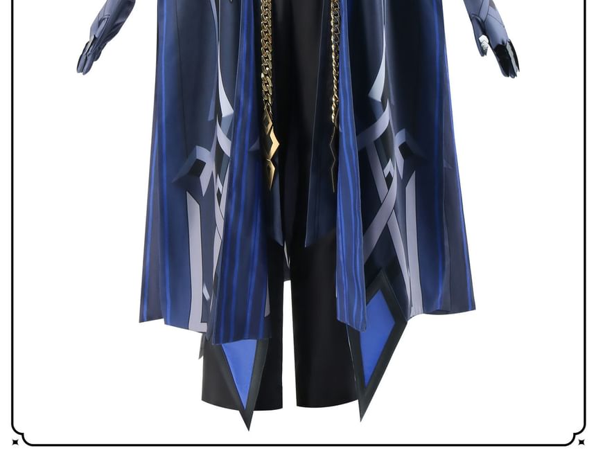 Bloomsoon - Genshin Impact Capitano Cosplay Kostuum / Pruik / Set