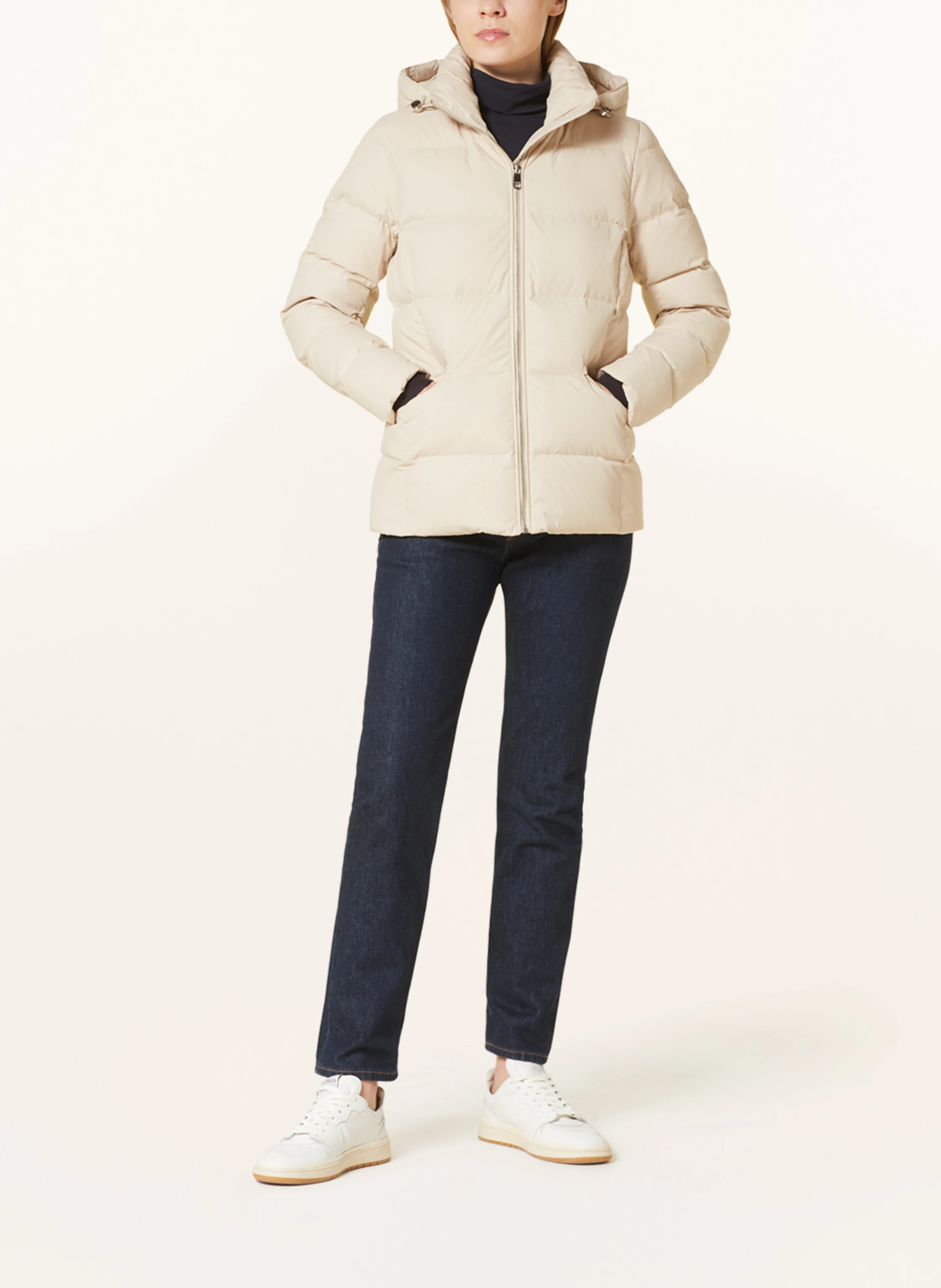 TOMMY HILFIGER Daunenjacke mit abnehmbarer Kapuze