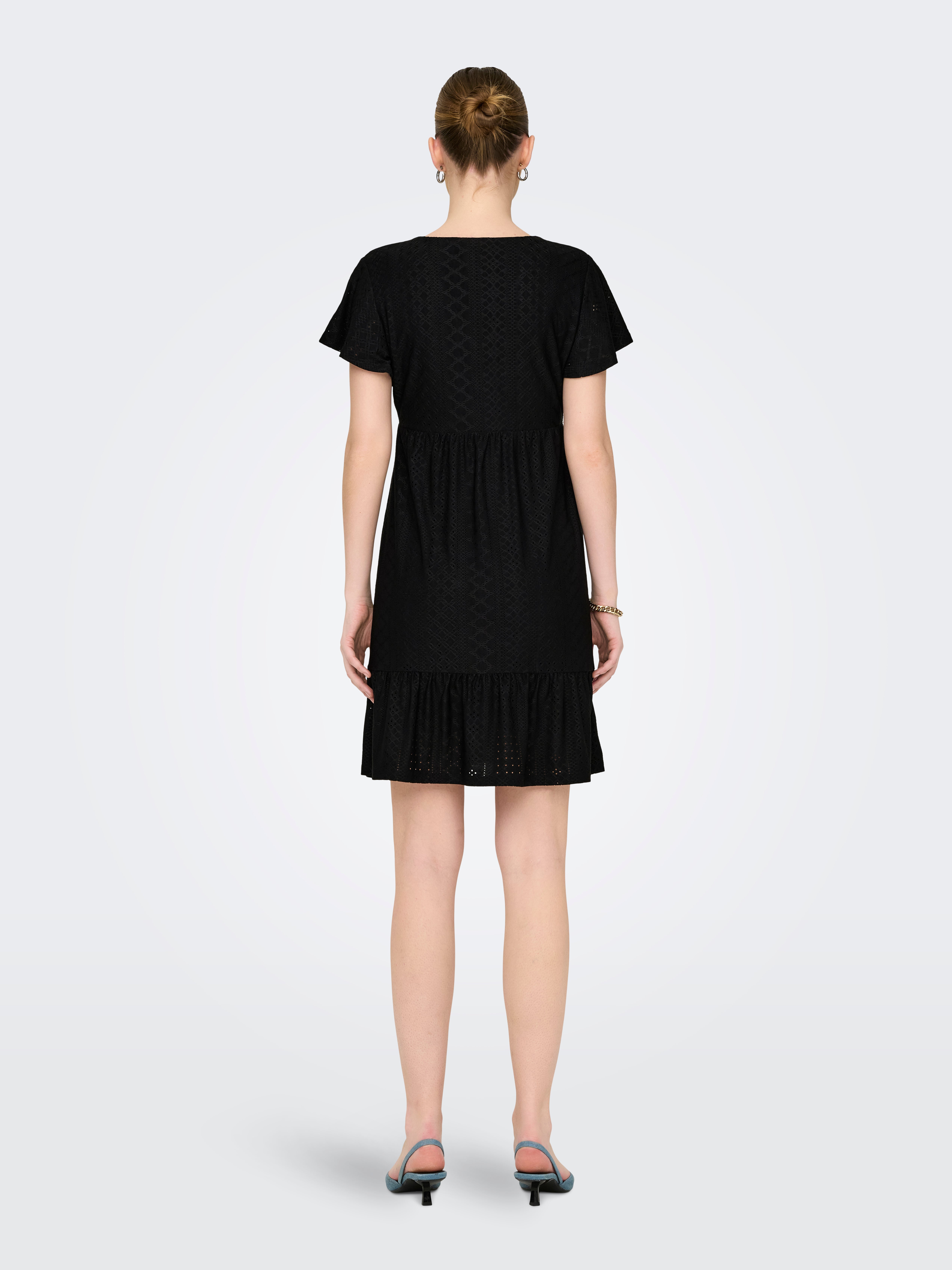 OLMSANDRA Langes Kleid Black