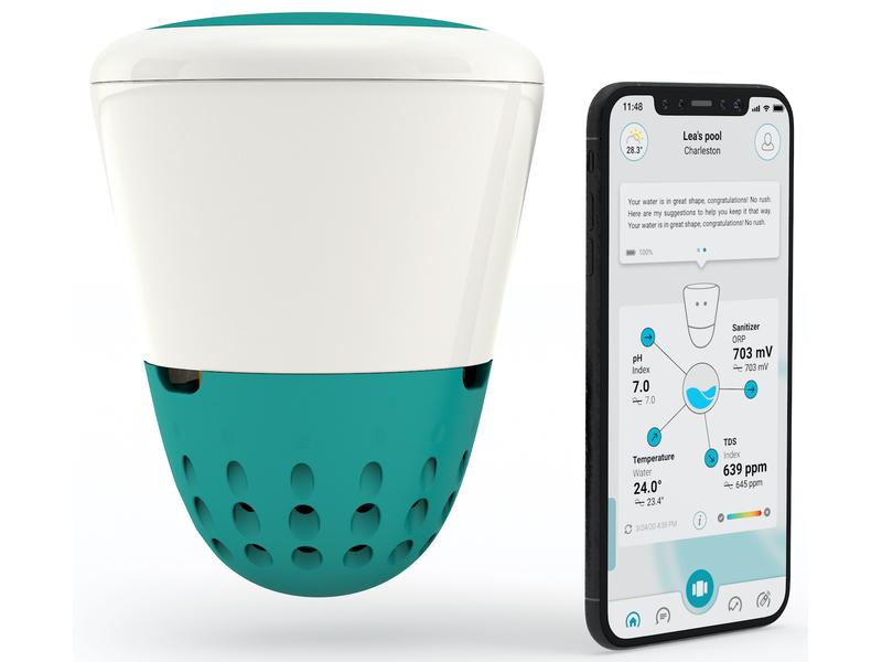 Ondilo Messgerät ICO Pool Salzwasser Wasserqualitätsüberwachungsgerät für Spa und Pools