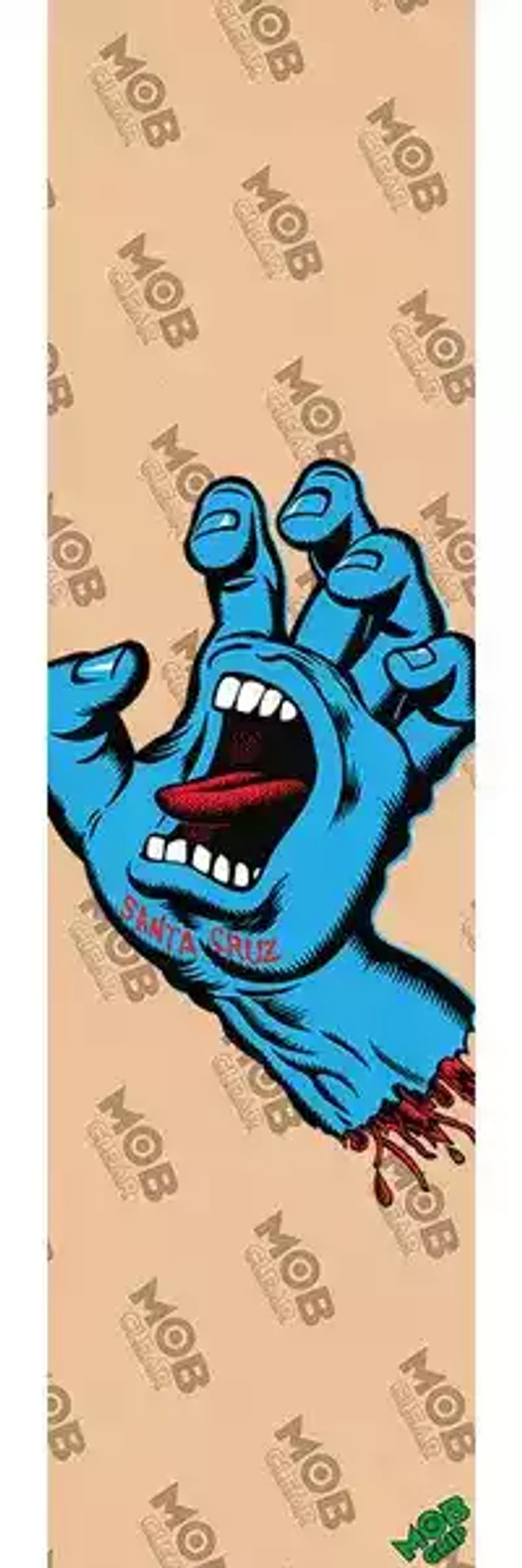 Santa Cruz Grip Plaque Screaming Hand Clear