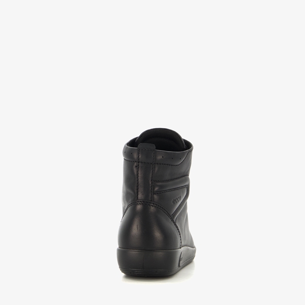 ECCO leren dames veterschoenen zwart