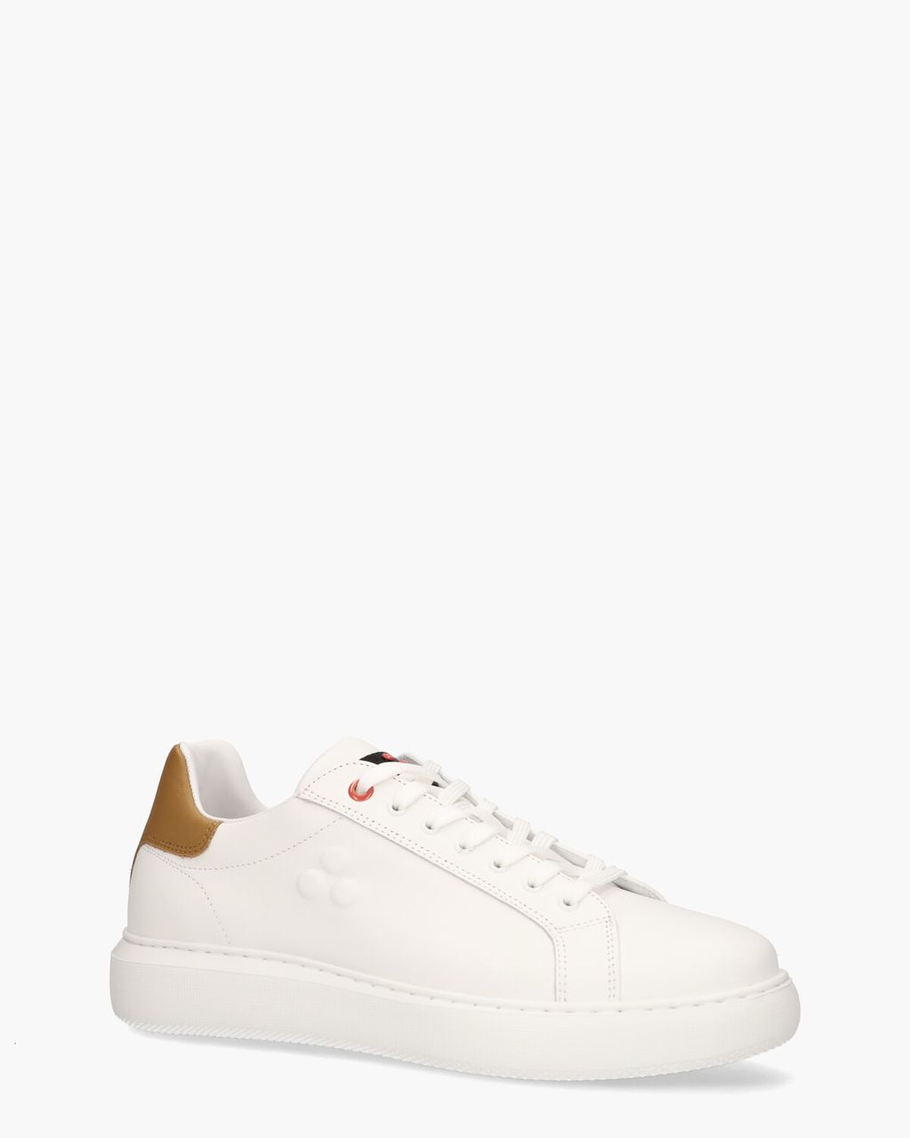 Peuterey Helica 02 Wit/Cognac Herensneakers
