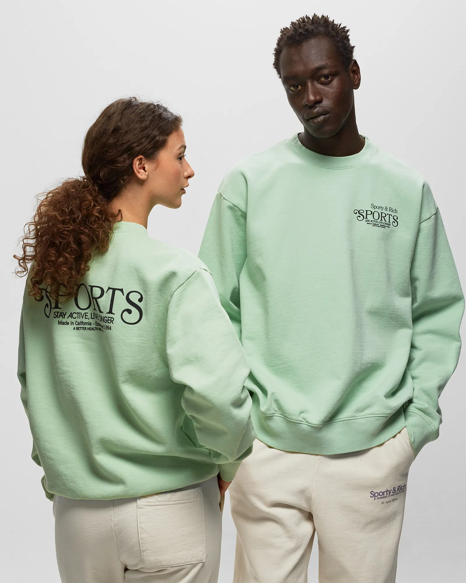 Sporty & Rich BARDOT SPORTS CREWNECK
