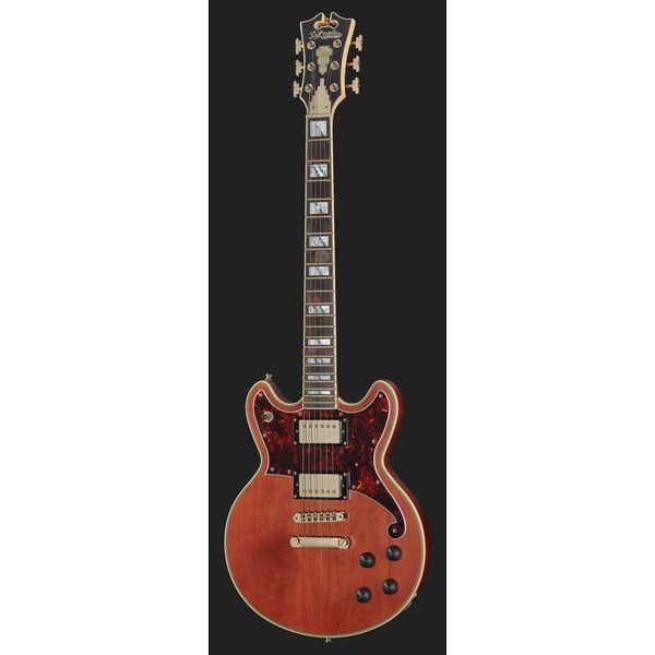 DAngelico Deluxe Brighton Matte Walnut
