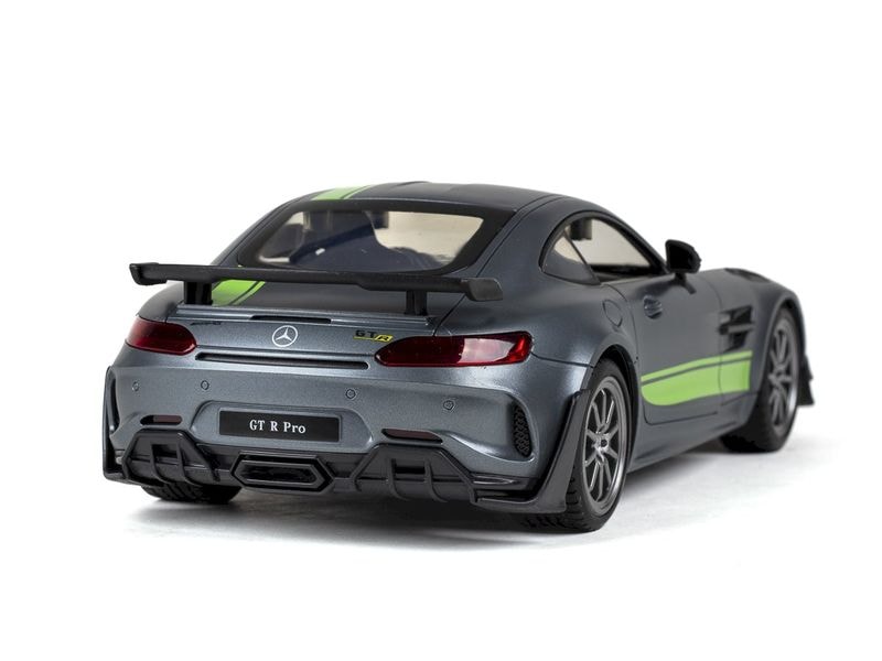 TEC-TOY Auto Mercedes-AMG GT R Pro mit Licht, Grau, 1:16 Ferngesteuerter Sportwagen mit Licht für Kinder ab 6 Jahren
