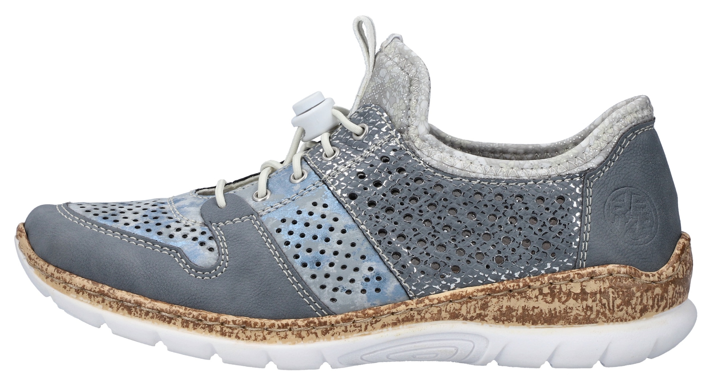 Rieker Slip-On Sneaker  Slipper, Schlupfschuh mit MemoSoft-Ausstattung