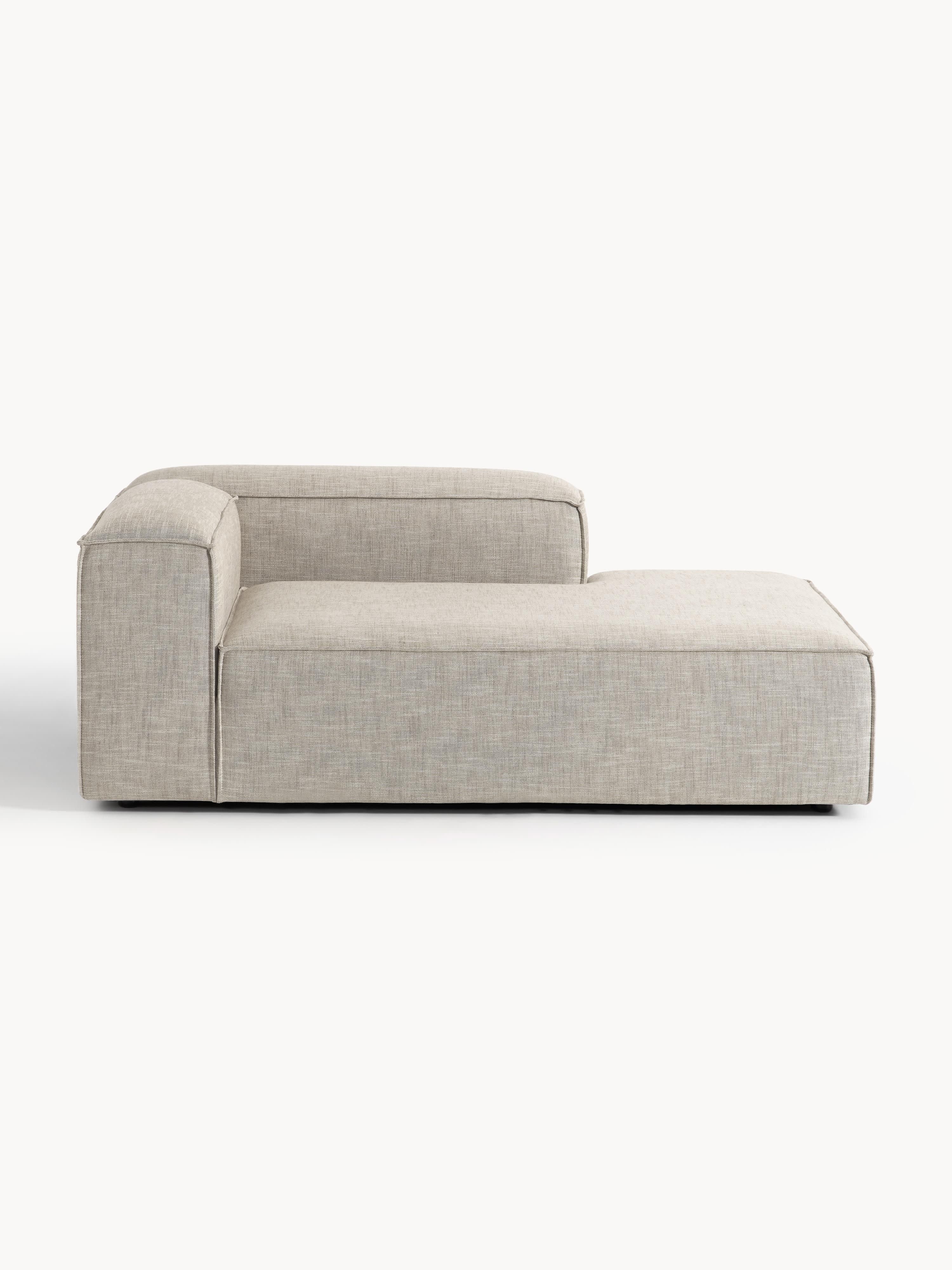 Chaise longue hoekmodule Lennon van linnenmix