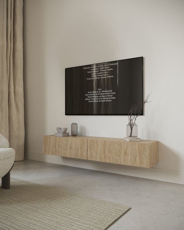 Selsey - NOLIE - TV-meubel - Hangend - Geolied Eiken