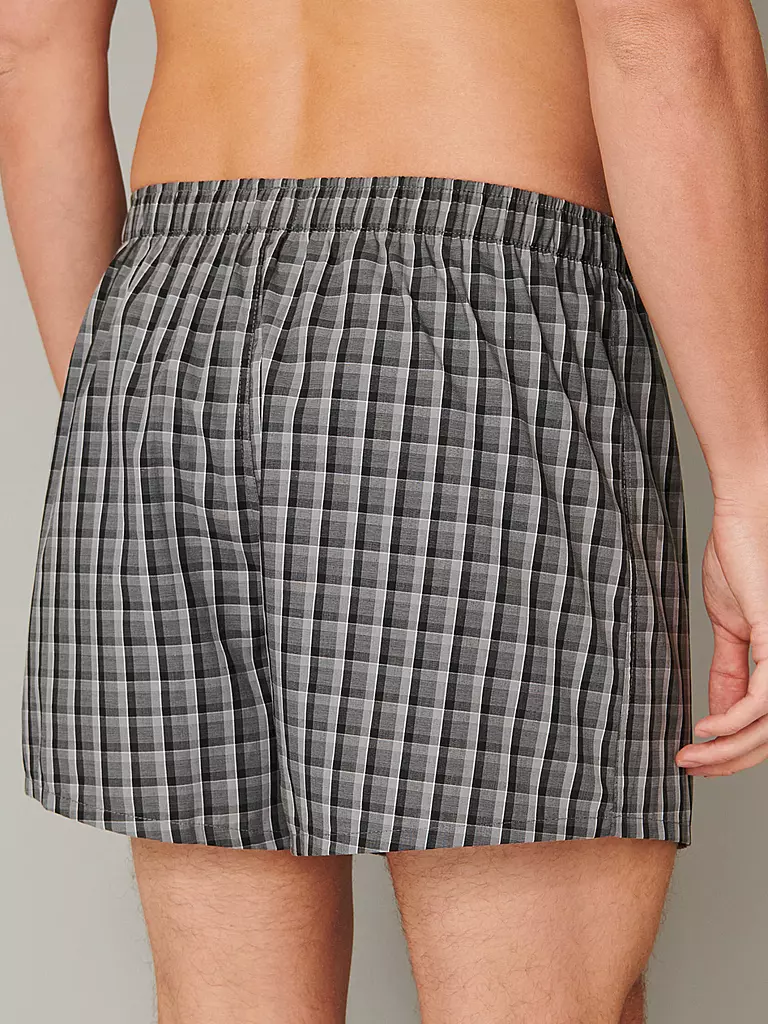 SCHIESSER Boxershorts 2er Pkg grau
