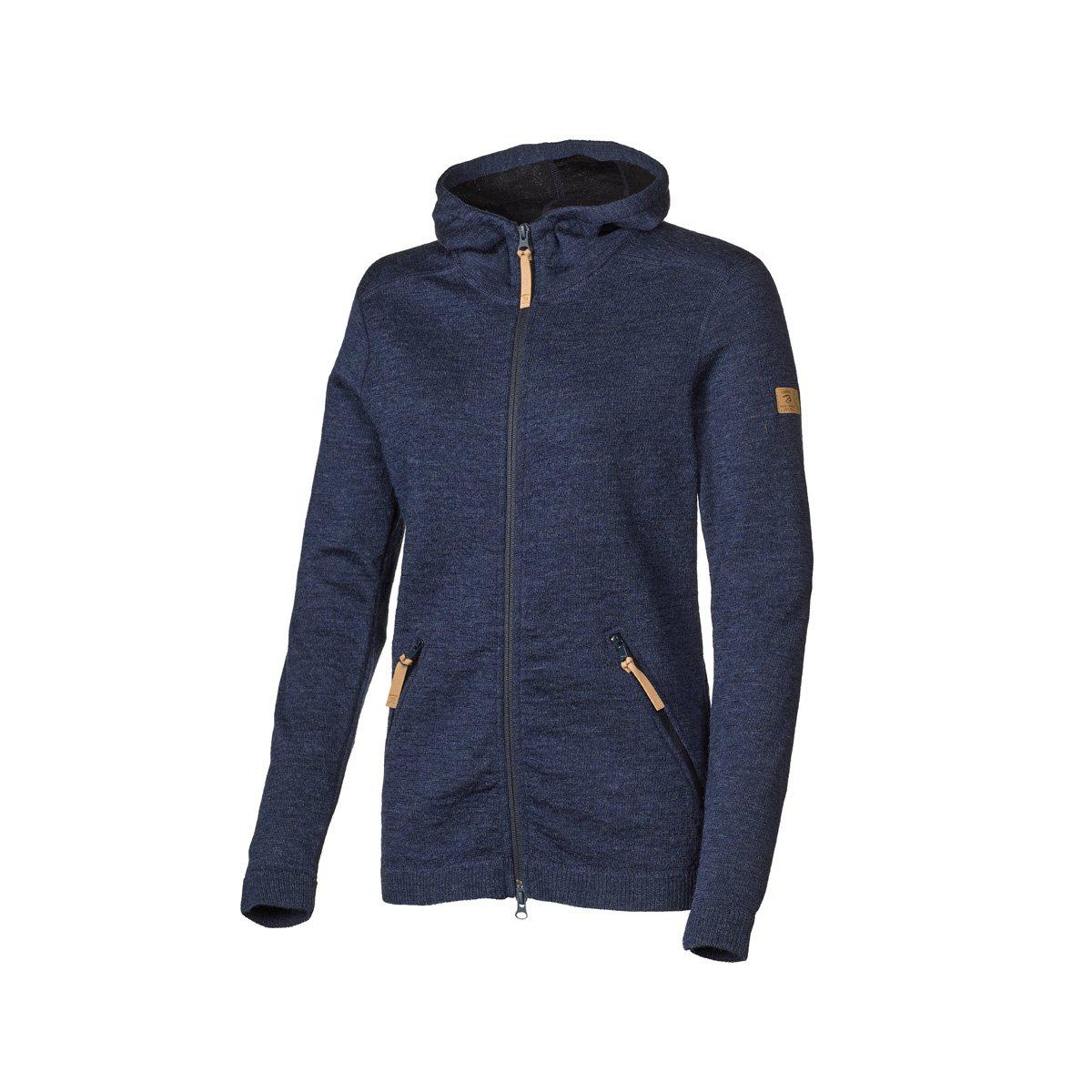 Ivanhoe Vanja Hood wollen dames vest - Blue