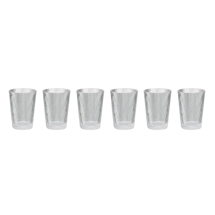 Stelton - Pilastro Trinkglas 0,24 L, klar (6er-Set)