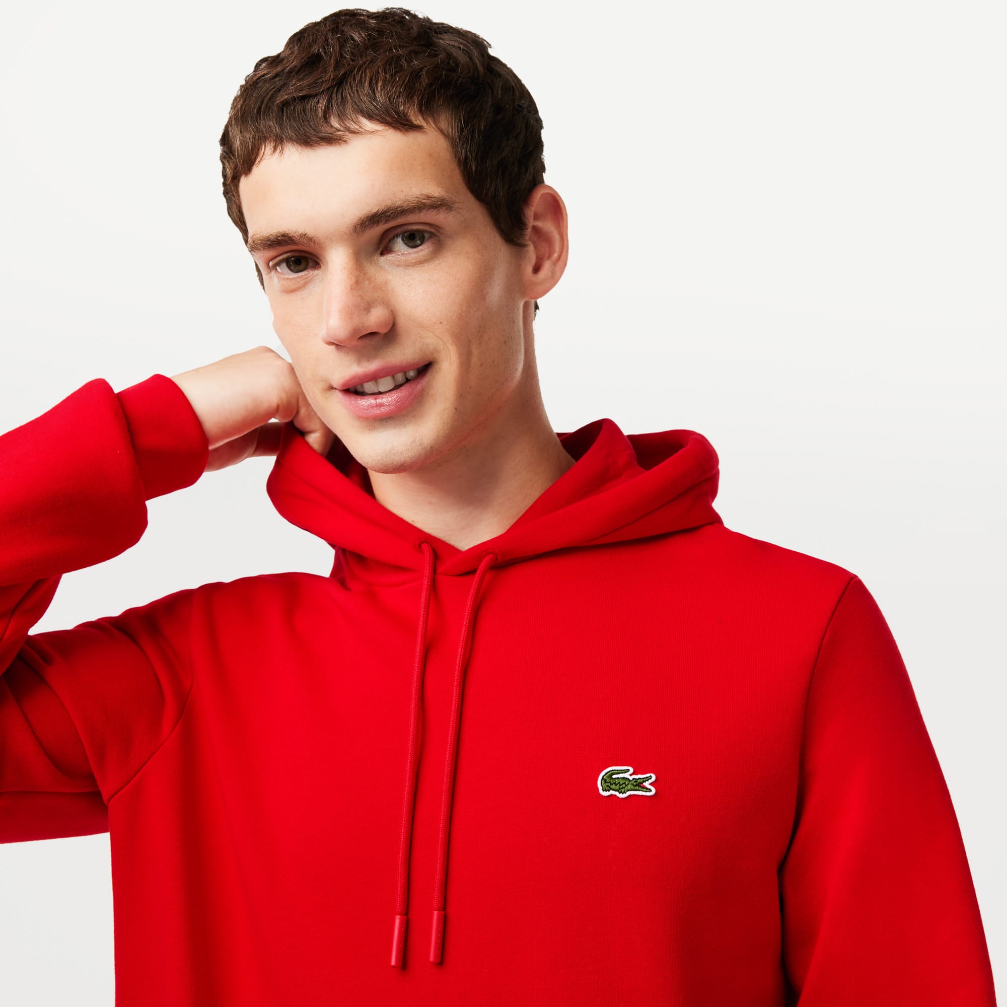 Jogger-Hoodie Sweatshirts - Rot - Lacoste - Herren