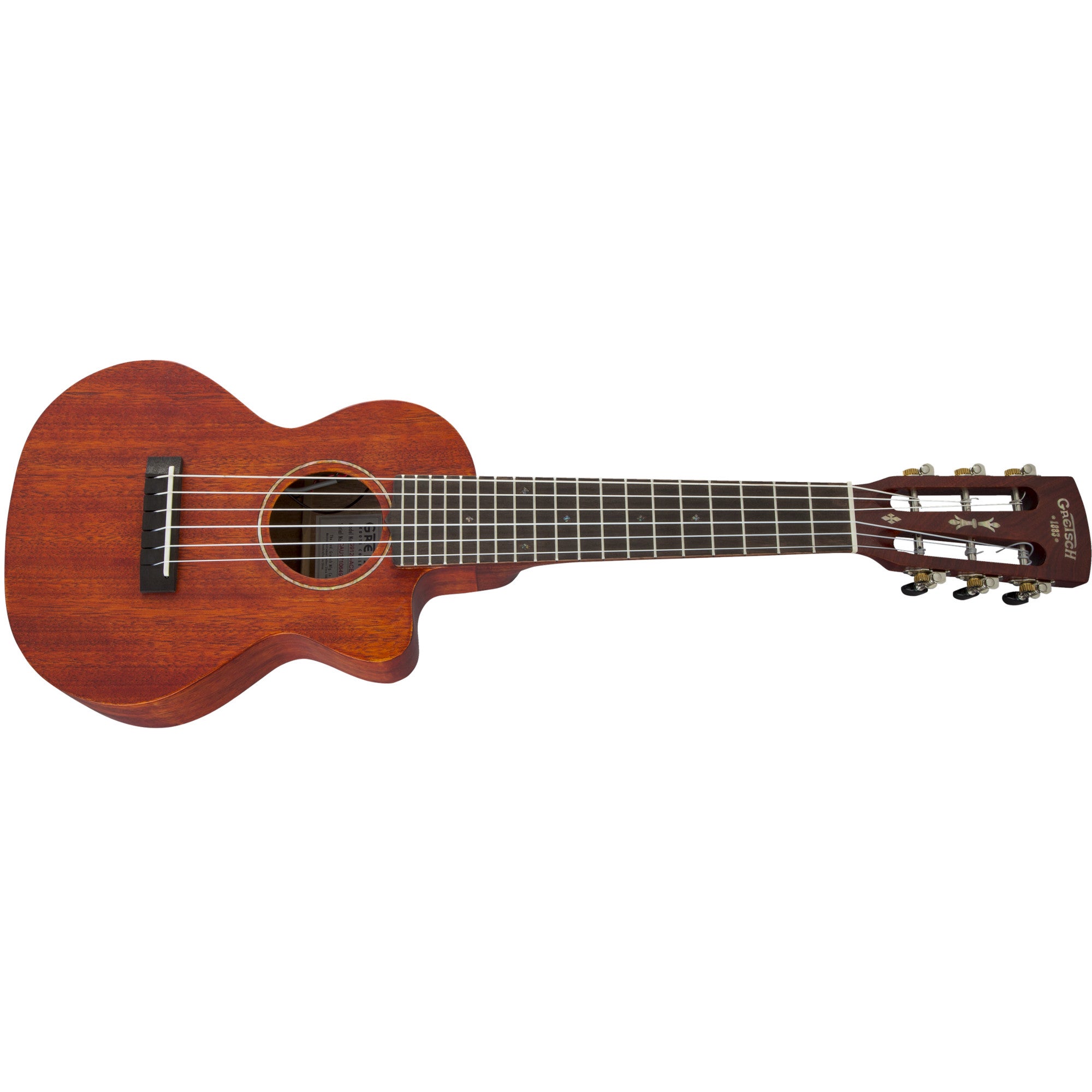 Gretsch G9126 A.C.E. Guitar-Ukulele elektrisch-akoestische guitarlele met gigbag