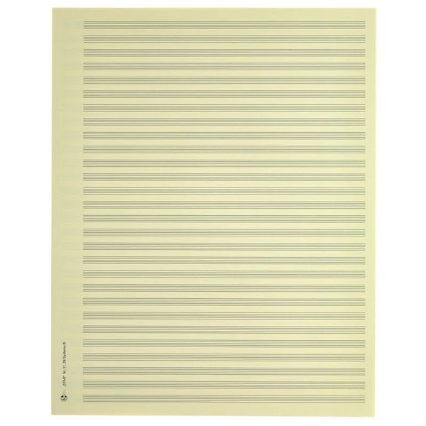 Star Sheet Music Paper Quart 5,5 mm
