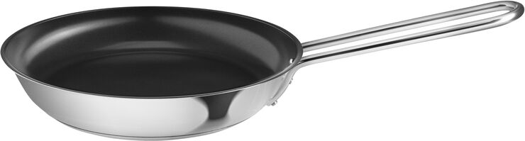 Eva Trio Stainless Steel Stegepande 20 cm keramisk Slip-Let® belægnin Polished steel
