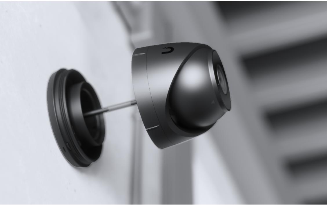 Netzwerkkamera UVC-G5-Turret-Ultra SchwarzRobuste und vielseitige Überwachungslösung für Innen- und Aussenbereiche