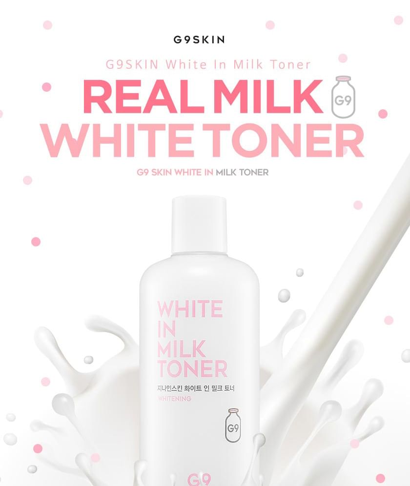 G9SKIN - Wit in melk toner 300ml