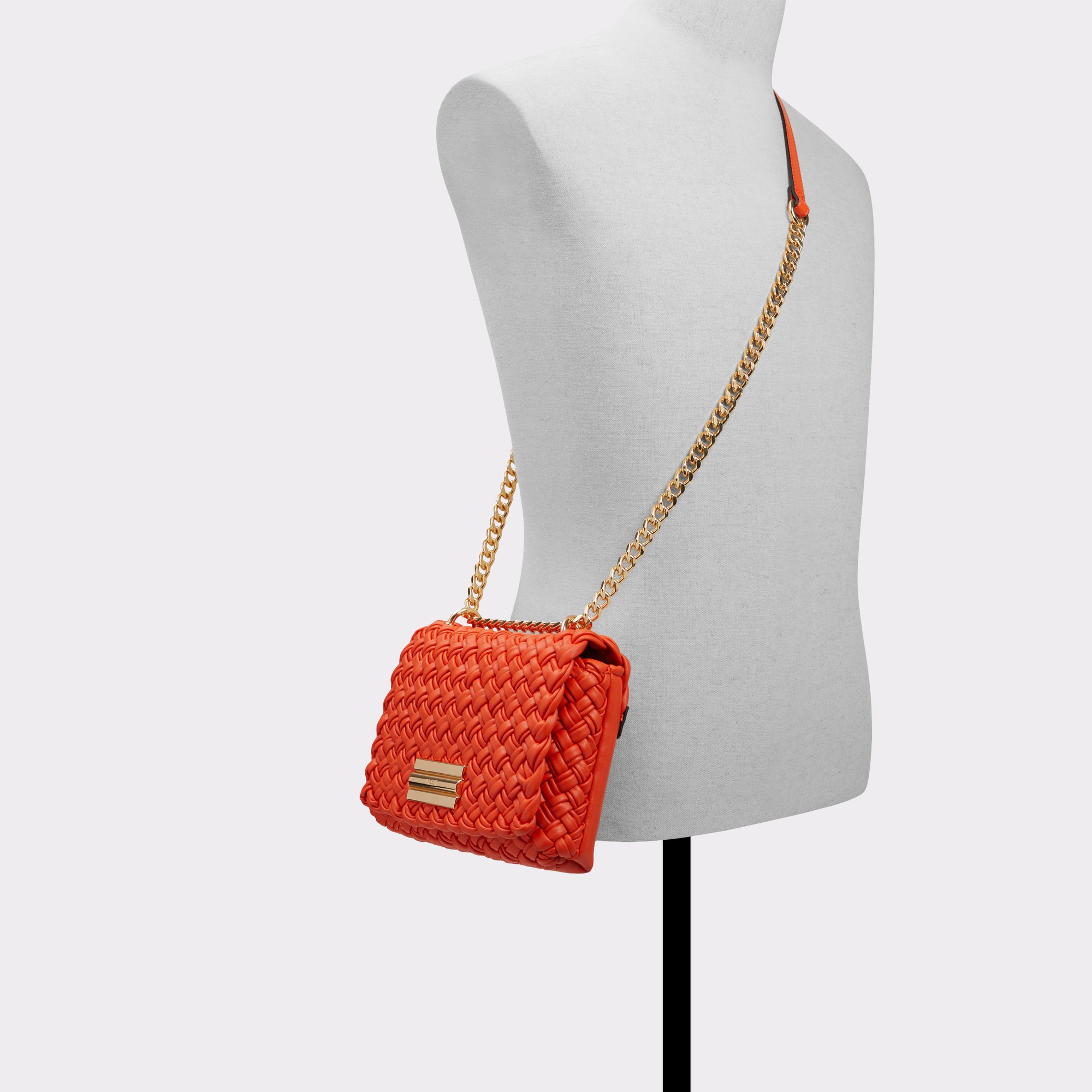 Rattanii Dark Orange Women Crossbody Bags