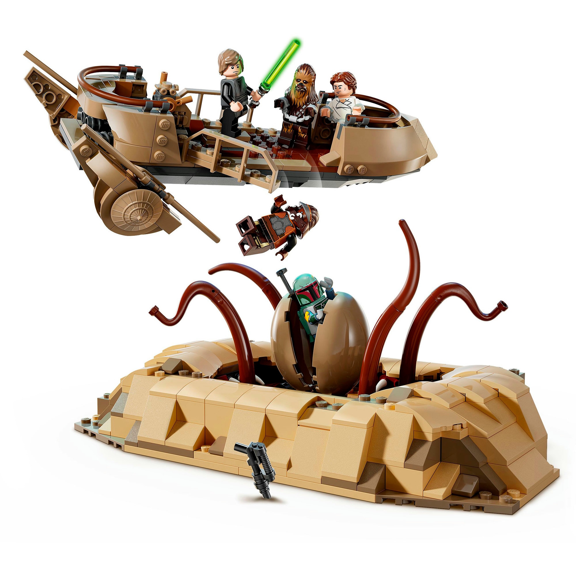 LEGO Konstruktionsspielzeug Star Wars Wüsten-Skiff und Sarlacc-Grube