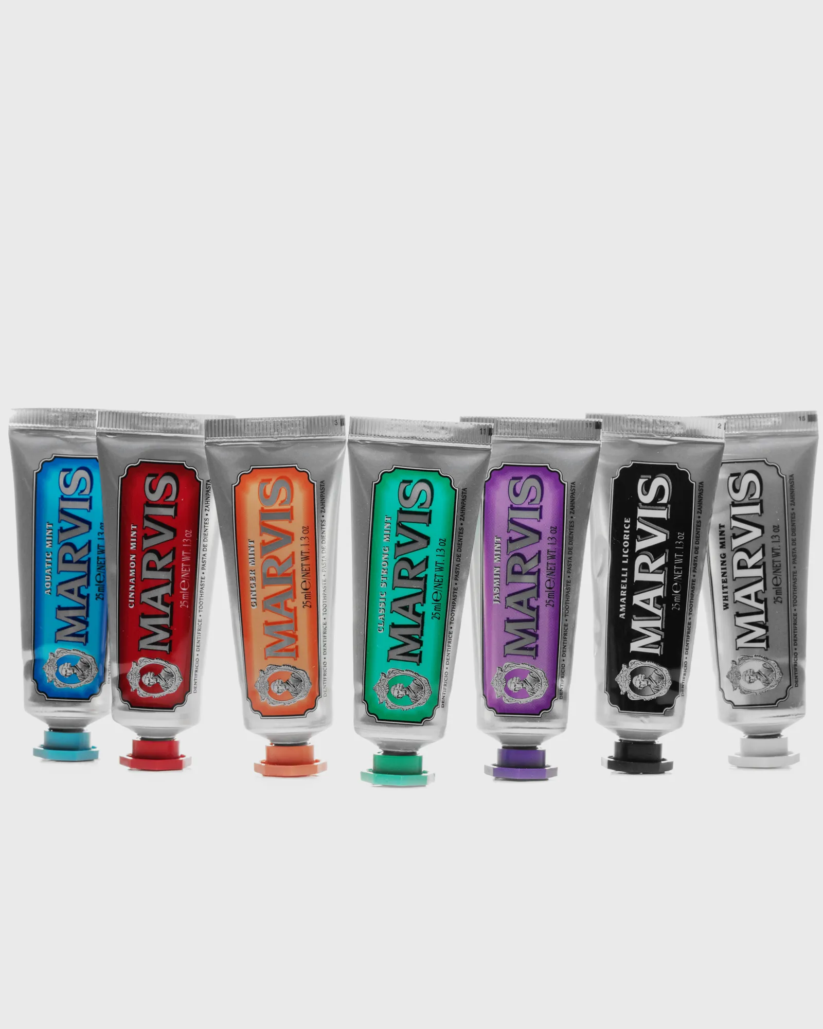 Pasta de dentes MARVIS, pacote com 7 sabores - 7 x 25 ml