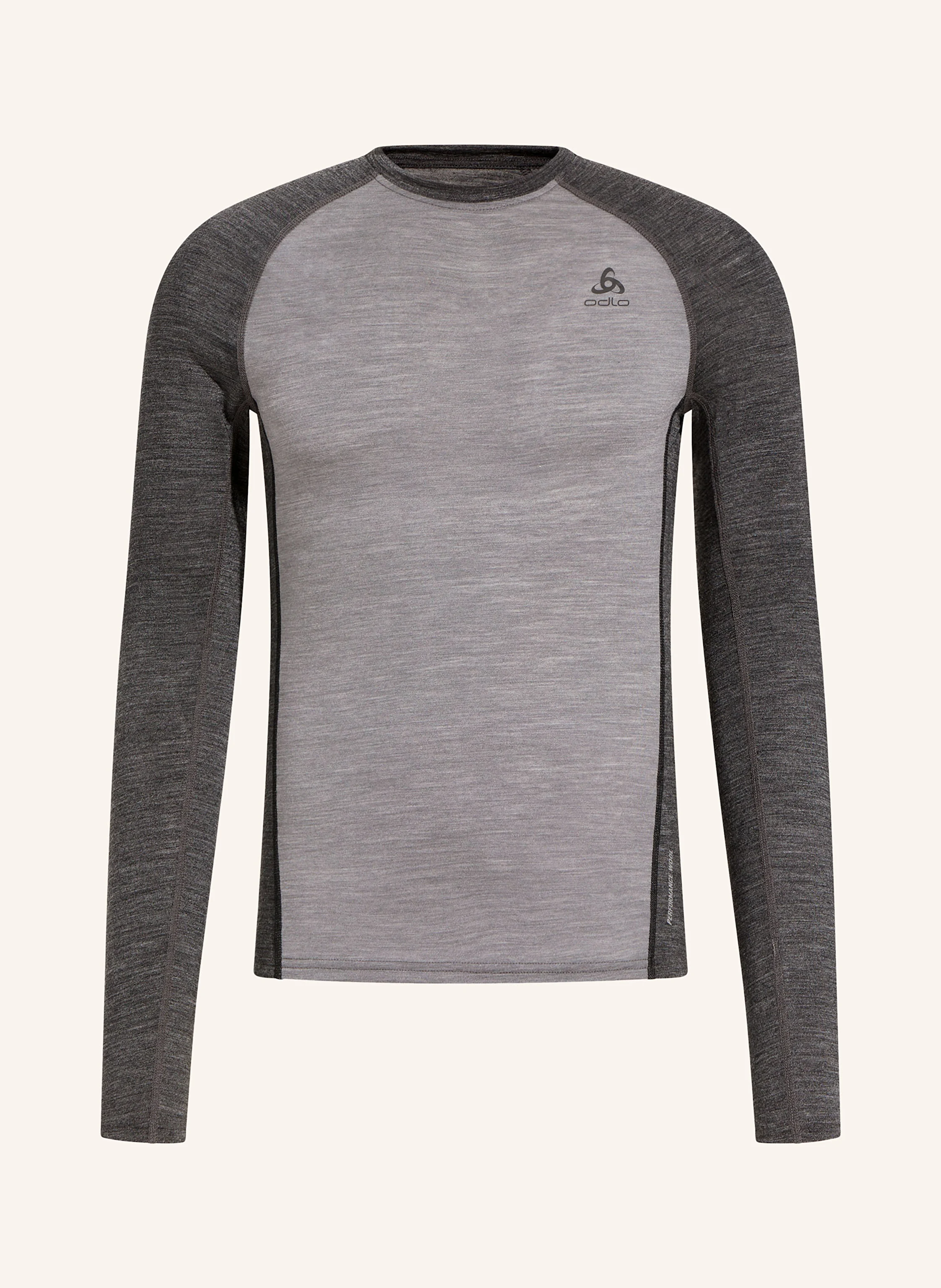 odlo Funktionswäsche-Shirt PERFORMANCE WOOL mit Merinowolle