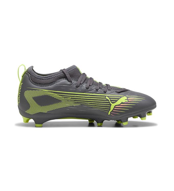 PUMA ULTRA 5 MATCH FG/AG JR 108167 MATTE-AGED-SILVER-YELLOW-ALERT