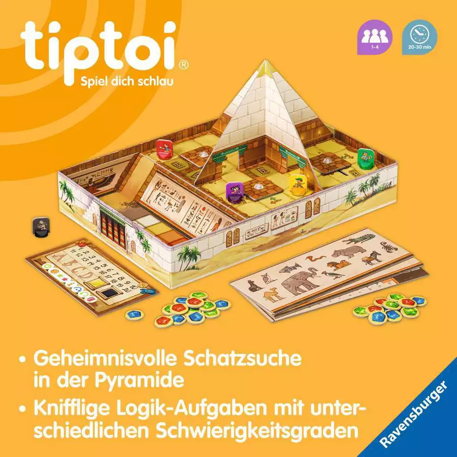 Ravensburger tiptoi® Das Geheimnis der Logik-Pyramide bunt