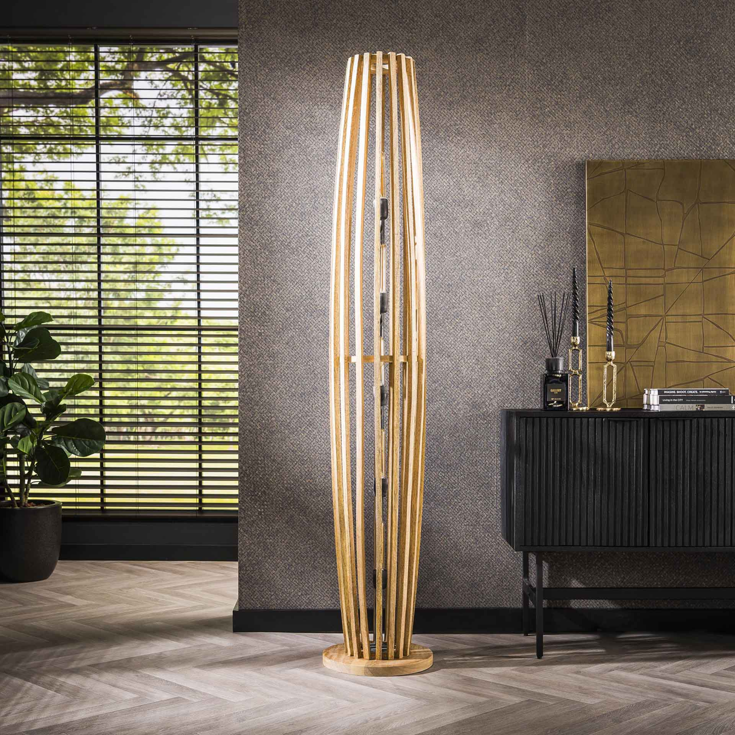 Stehleuchte ORBIT WOOD
