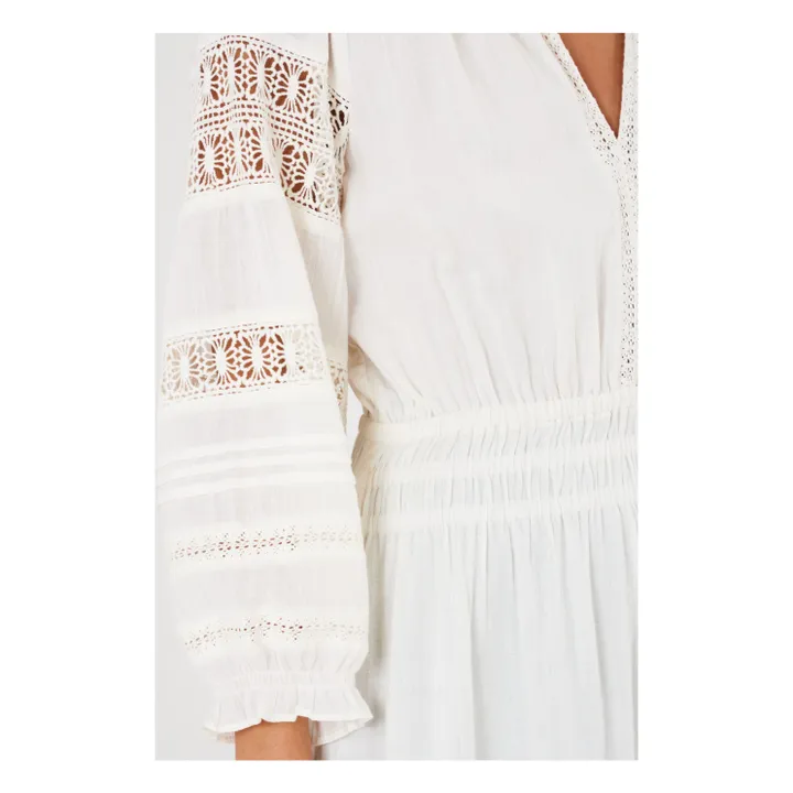 M.A.B.E. Robe Loretta Midi | Ecru