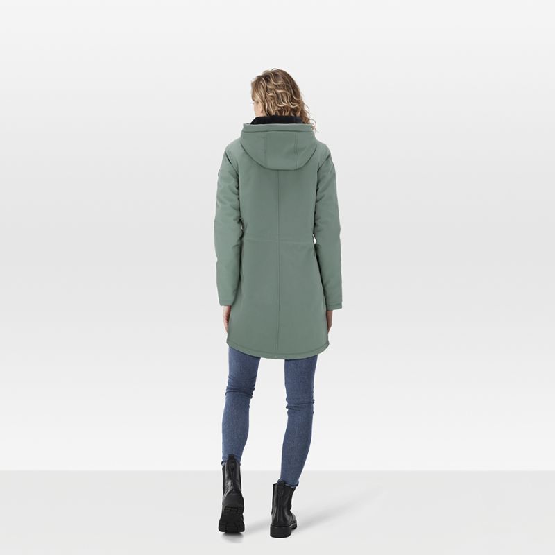 Kjelvik Ninte - Softshell jas - Groen - 36