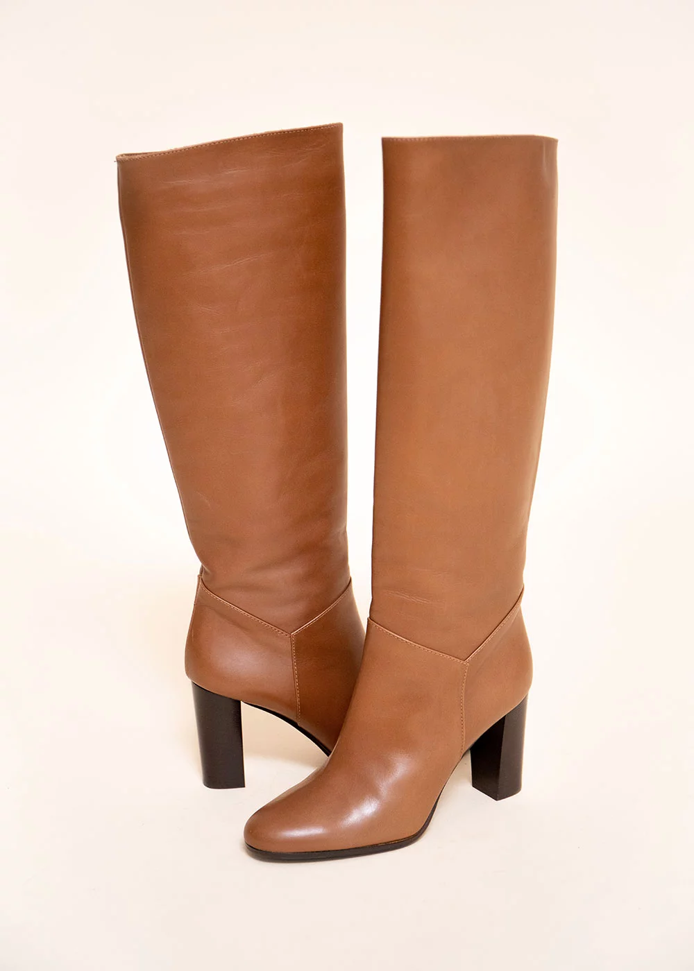 BOTTE EDANA CUIR COGNAC
