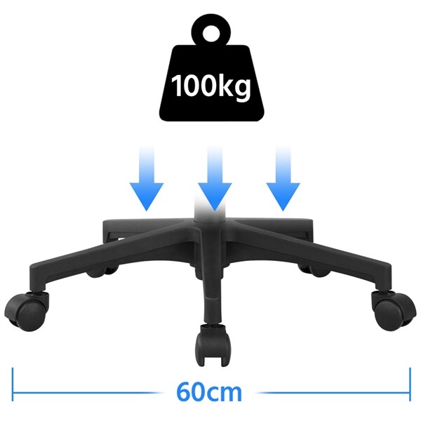Yaheetech 2x Bürostuhl ergonomischer Drehstuhl mit Netzrücken Bürodrehstuhl Office Chair Höhenverstellung und Wippfunktion Schwarz