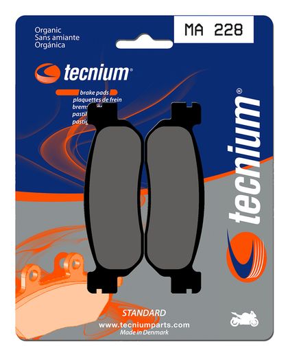 Plaquettes de freins Tecnium route organique - MA228