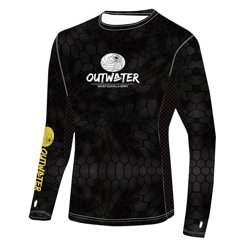 Tee Shirt Manches Longues Homme Outwater Spreks Black Snake